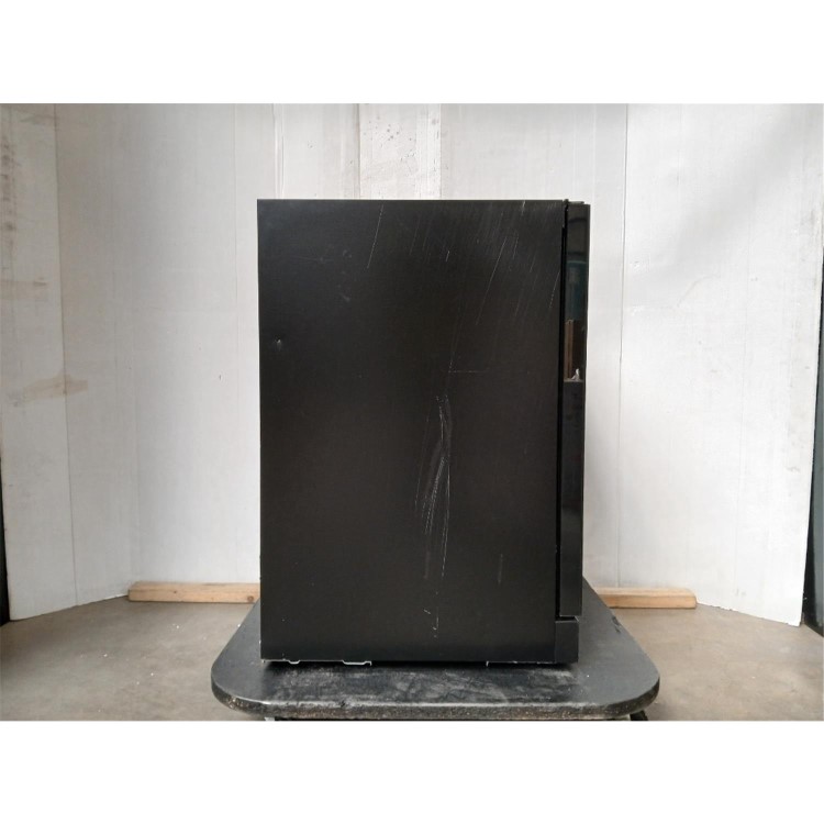 GRADE A2 - electriQ Dual Zone Wine and Drinks Cooler - Black Glass