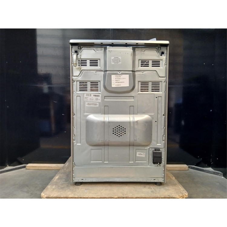 GRADE A2 - electriQ 60cm Dual Fuel Cooker - Stainless Steel