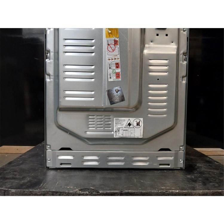 GRADE A2 - Indesit 50cm Dual Fuel Cooker - Stainless Steel