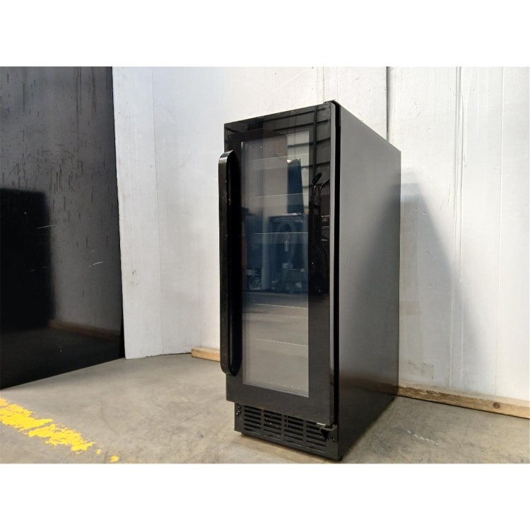 GRADE A2 - electriQ 18 Bottle Capacity 30cm Freestanding Under Counter Wine Cooler - Black