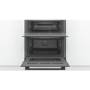 Refurbished Bosch NBS533BB0B Series 4 Built-Under Electric Double Oven - Black