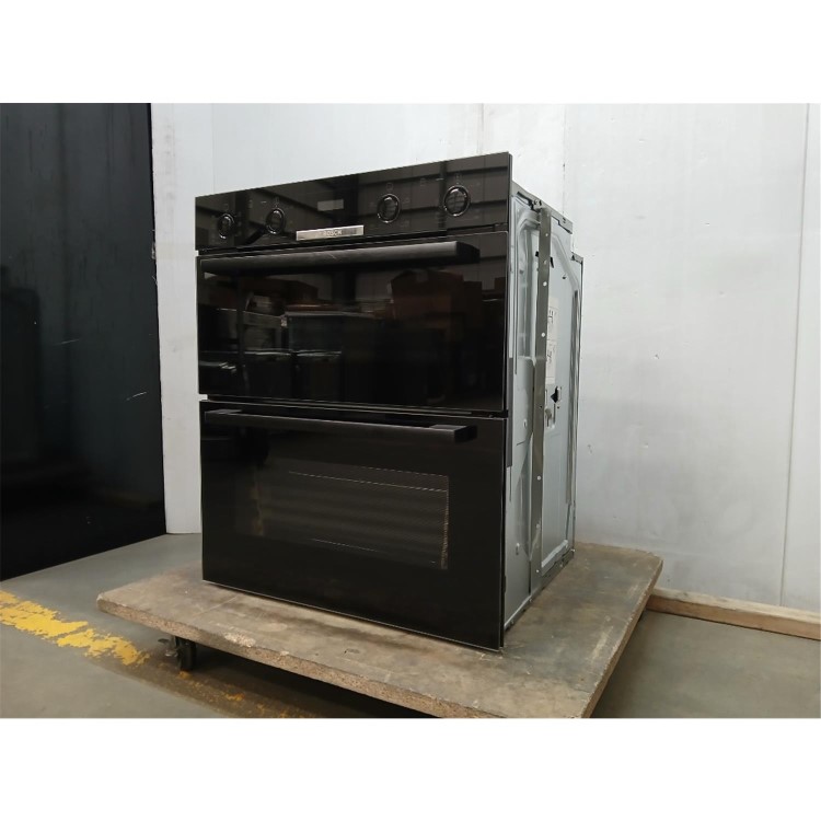 GRADE A2 - Bosch Series 4 NBS533BB0B Built-Under Electric Double Oven - Black 