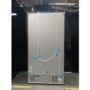 GRADE A2 - Tesla 539 Litres French Style American Fridge Freezer - Inox