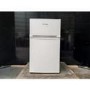 GRADE A2 - electriQ 80 Litre Under Counter Freestanding Fridge Freezer - White
