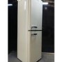 GRADE A2 - electriQ 246 Litre 50/50 Retro Freestanding Fridge Freezer - Cream
