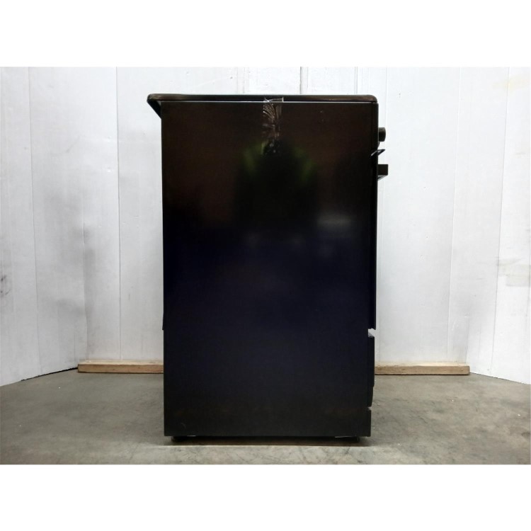 GRADE A2 - electriQ 60cm Single Oven Cooker with Ceramic Hob - Black