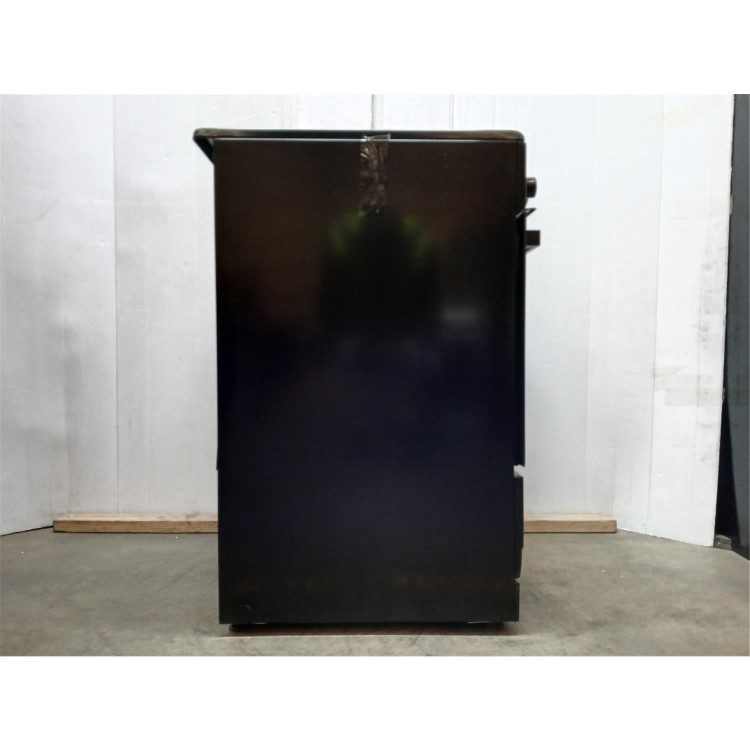 GRADE A2 - electriQ 60cm Single Oven Cooker with Ceramic Hob - Black