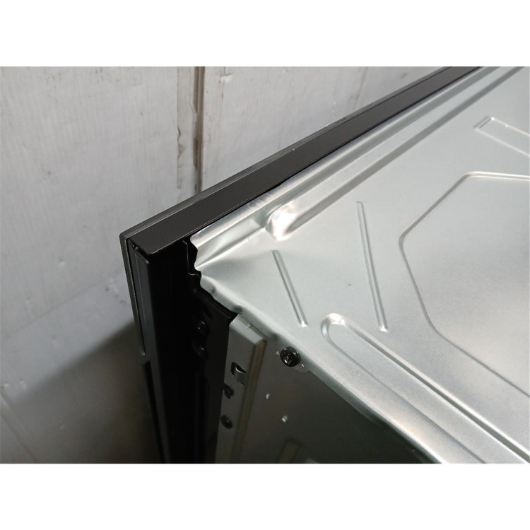 GRADE A2 - electriQ Built-In Electric Double Oven - Black
