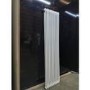 GRADE A3 - Reggio White Vertical Double Column Traditional Radiator 1800x470mm 4399 BTU - Cast Iron Style