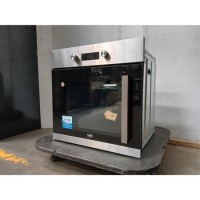 GRADE A2 - Beko Left Hand Opening Electric Fan Single Oven - Stainless Steel