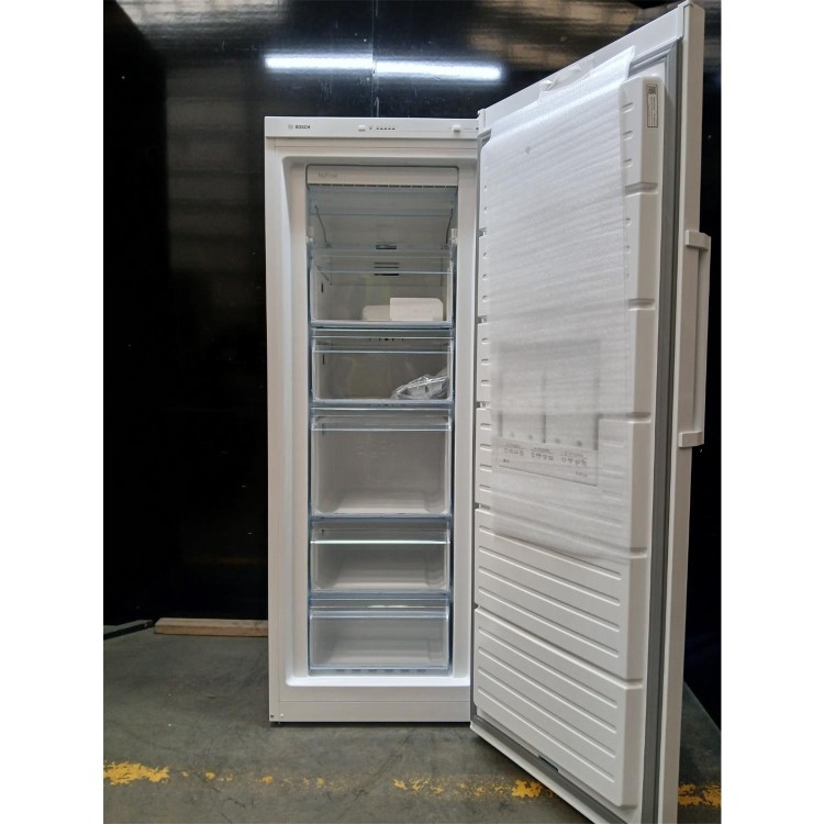 GRADE A2 - Bosch Series 4 200 Litre Upright Freestanding Freezer With BigBox Drawer - White