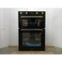 GRADE A2 - electriQ Built-In Electric Double Oven - Black