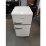 GRADE A2 - electriQ 80 Litre 70/30 Retro Freestanding Fridge Freezer – Cream