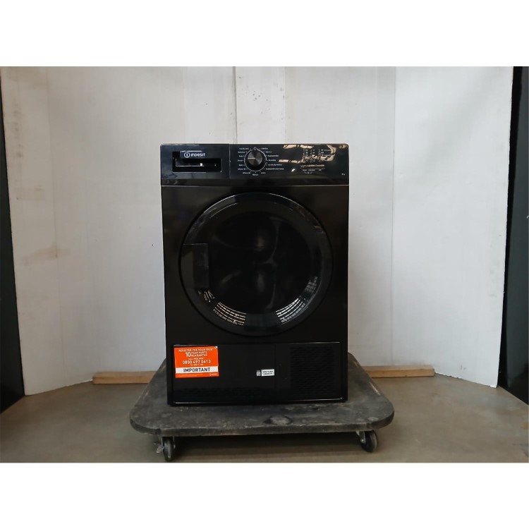GRADE A2 - Indesit 8kg Condenser Tumble Dryer - Black