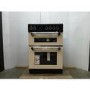 GRADE A2 - electriQ 60cm Double Oven Electric Cooker - Cream