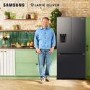 GRADE A2 - Samsung 495 Litre Side-By-Side American Fridge Freezer - Black
