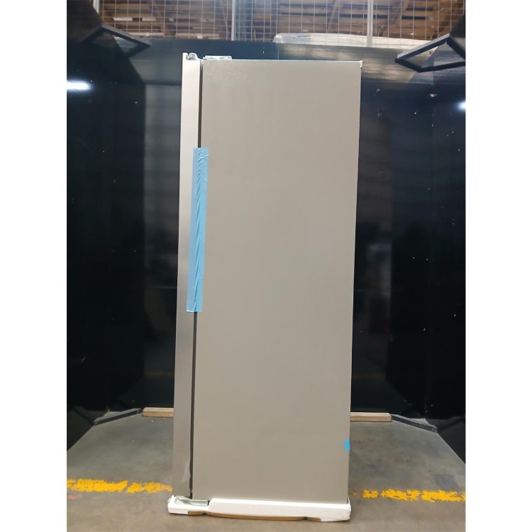 GRADE A2 - Tesla 582 Litres Side-By-Side American Fridge Freezer - Inox