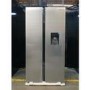 GRADE A2 - Tesla 582 Litres Side-By-Side American Fridge Freezer - Inox