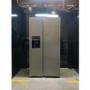 GRADE A2 - electriQ 513 Litre Side-by-Side American Fridge Freezer – Stainless Steel