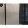 GRADE A2 - electriQ 513 Litre Side-by-Side American Fridge Freezer – Stainless Steel