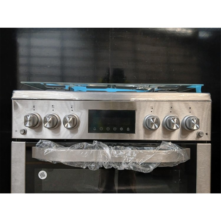 GRADE A2 - Hotpoint 60cm Gas Cooker - Stainless steel