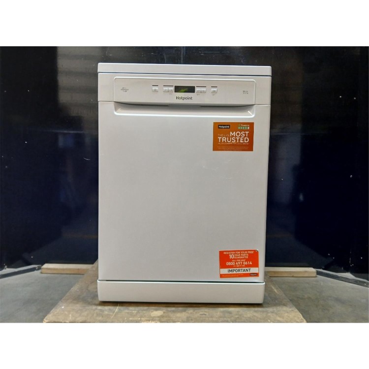Refurbished Hotpoint Extra Freestanding Dishwasher - ActiveDry White