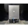 GRADE A2 - electriQ 80 Litre Under Counter Freestanding Fridge Freezer - Silver