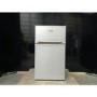 GRADE A2 - electriQ 80 Litre Under Counter Freestanding Fridge Freezer - Silver