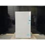 GRADE A2 - electriQ 80 Litre Under Counter Freestanding Fridge Freezer - Silver