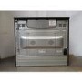 GRADE A2 - electriQ 90cm Single Cavity Range Cooker with Ceramic Hob - Black