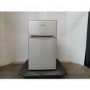 GRADE A2 - electriQ 80 Litre Under Counter Freestanding Fridge Freezer - Silver