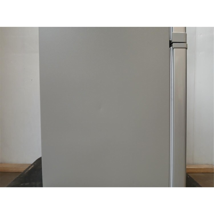GRADE A2 - electriQ 80 Litre Under Counter Freestanding Fridge Freezer - Silver