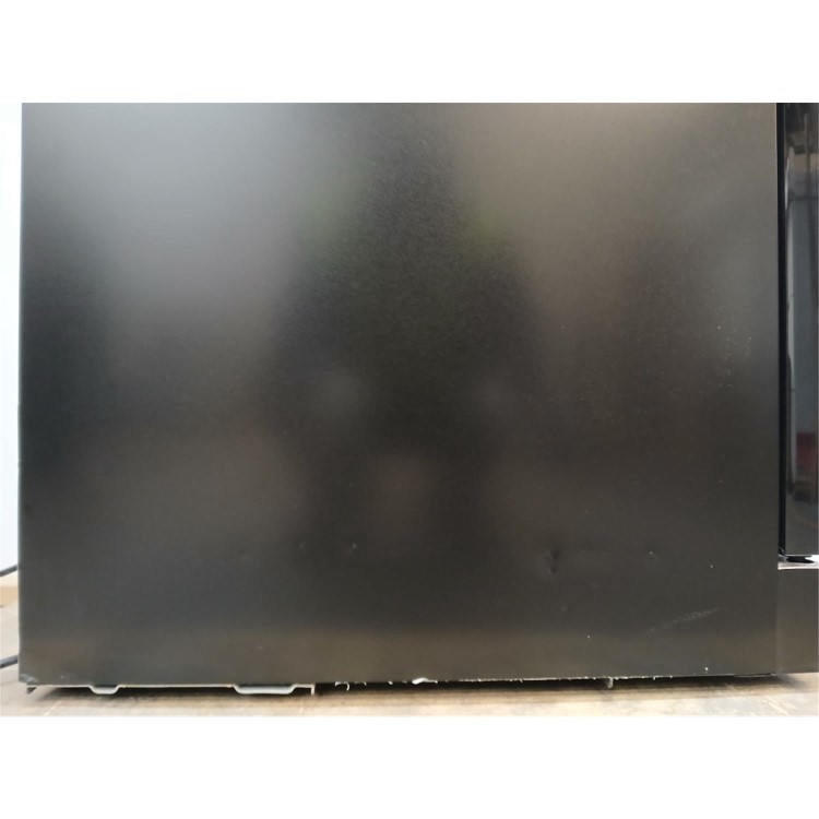 GRADE A2 - electriQ Dual Zone Wine and Drinks Cooler - Black Glass