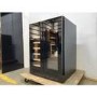 GRADE A2 - electriQ Dual Zone Wine and Drinks Cooler - Black Glass