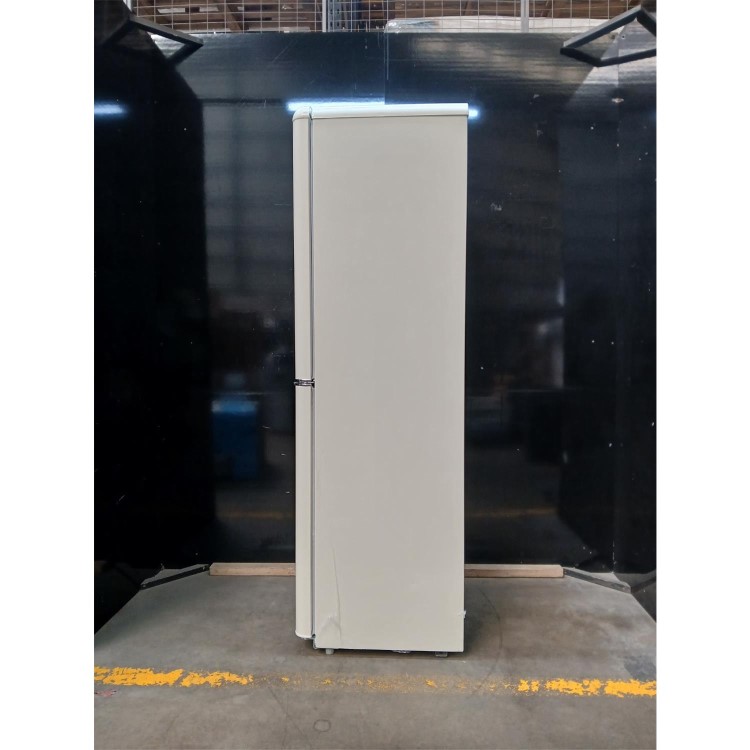GRADE A2 - electriQ 246 Litre 50/50 Retro Freestanding Fridge Freezer - Cream