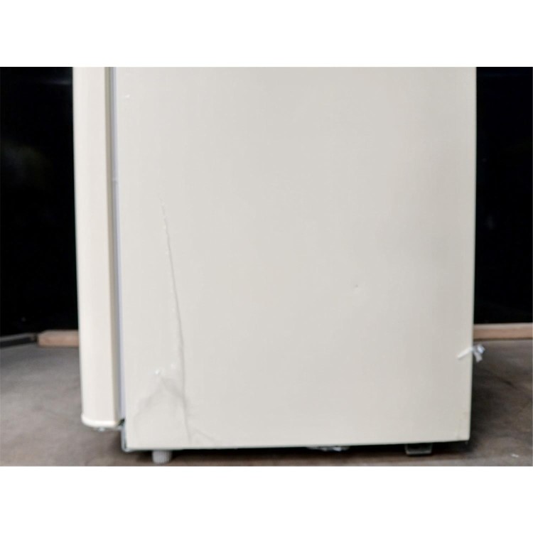 GRADE A2 - electriQ 246 Litre 50/50 Retro Freestanding Fridge Freezer - Cream
