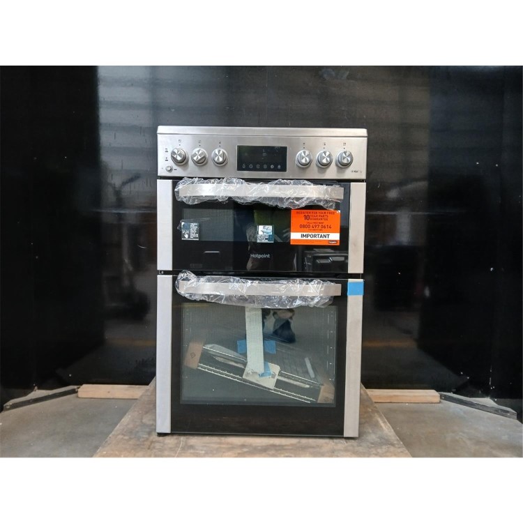 GRADE A2 - Hotpoint 60cm Electric Cooker - Stainless steel