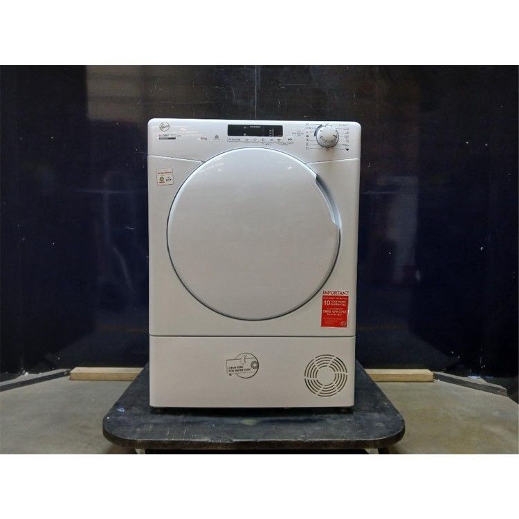 Refurbished Hoover HLEC9DF-80 H-Dry 300 Lite 9kg Condenser Tumble Dryer - Sensor Dry - White
