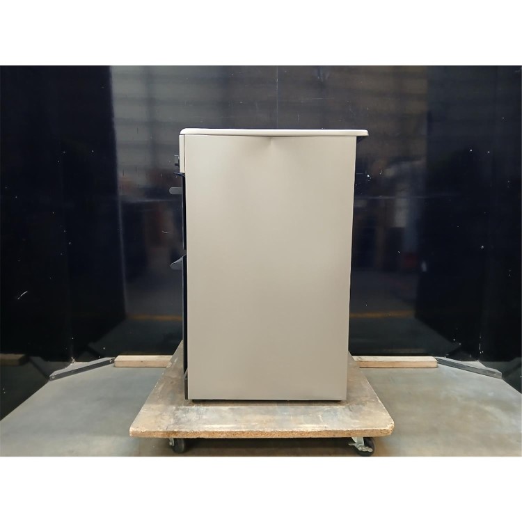 GRADE A2 - electriQ 60cm Double Oven Electric Cooker - Silver