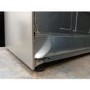 GRADE A2 - electriQ 60cm Double Oven Electric Cooker - Silver