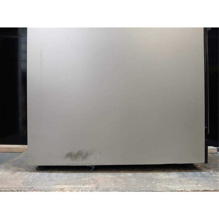 GRADE A2 - electriQ 60cm Double Oven Electric Cooker - Silver
