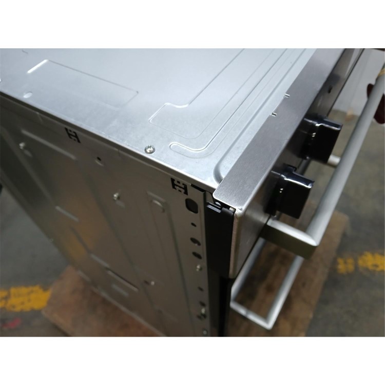 GRADE A2 - electriQ Built-In Electric Double Oven - Stainless Steel