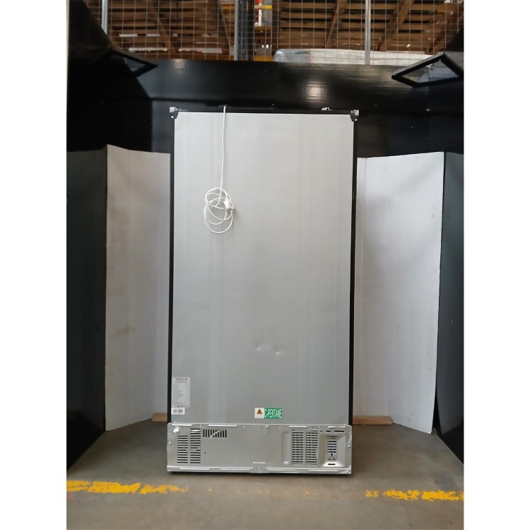 Refurbished Tesla T530TDBG 529 Litres French Style American Fridge Freezer - Black