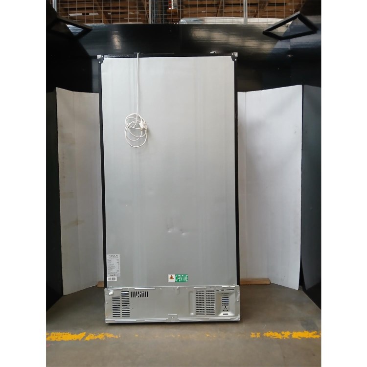Refurbished Tesla T530TDBG 529 Litres French Style American Fridge Freezer - Black