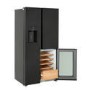 Refurbished Tesla T530TDBG 529 Litres French Style American Fridge Freezer - Black