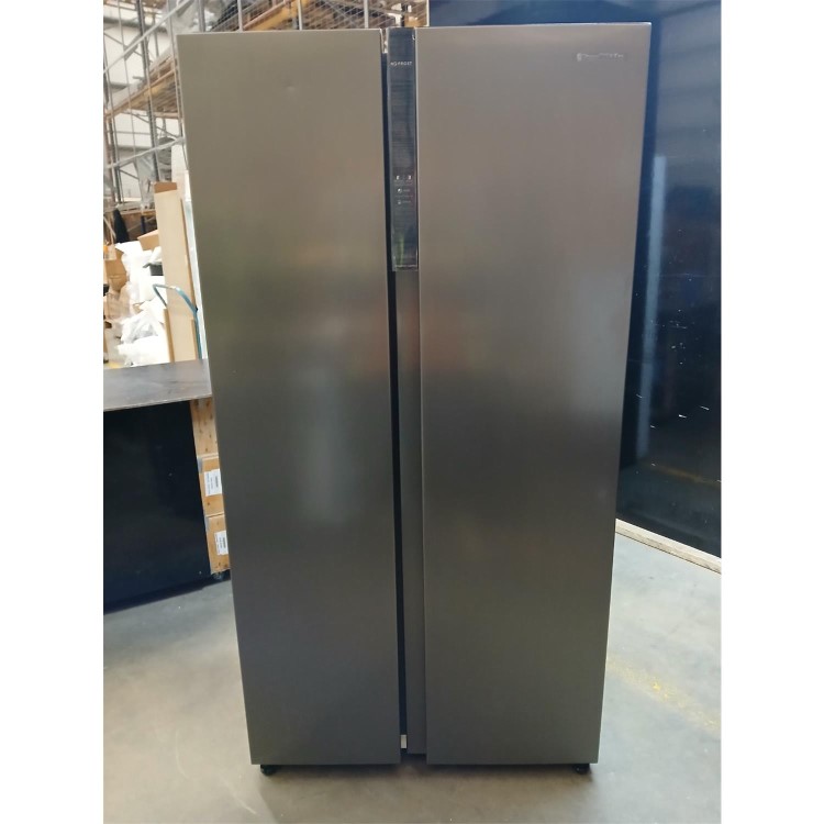 GRADE A2 - Russell Hobbs 442 Litre Side-By-Side American Fridge Freezer - Stainless Steel