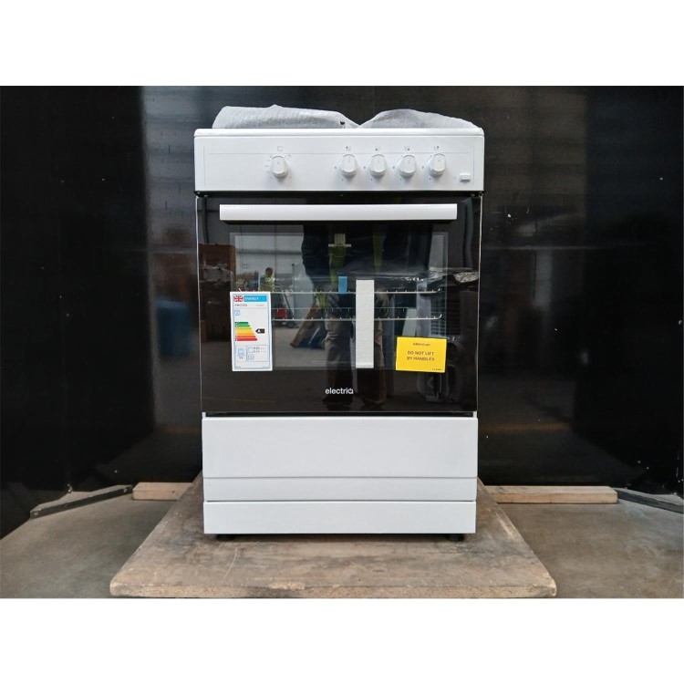 GRADE A2 - electriQ 60cm Gas Cooker - White