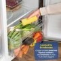 GRADE A2 - Russell Hobbs 439 Litre Side-By-Side American Fridge Freezer - Black