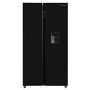 GRADE A2 - Russell Hobbs 439 Litre Side-By-Side American Fridge Freezer - Black