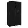 GRADE A2 - Russell Hobbs 439 Litre Side-By-Side American Fridge Freezer - Black